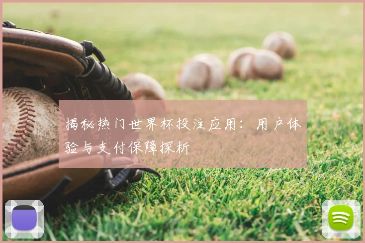 揭秘热门世界杯投注应用：用户体验与支付保障探析